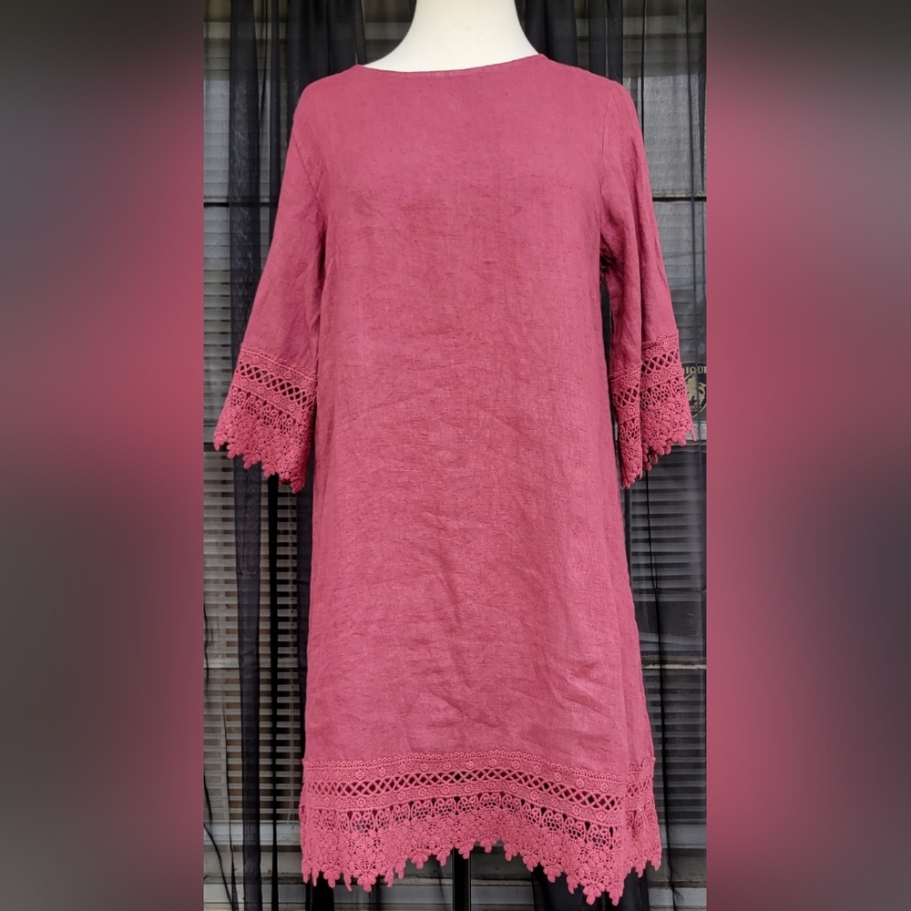 Nwt Rosemarine Pure Linen  Women dres